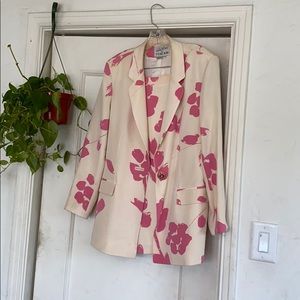 Rickie Freeman for Teri Jon Silk Skirt Suit sz 14